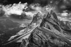 27 Wolken über der Seceda, Italien Foto: Christian Besendahl