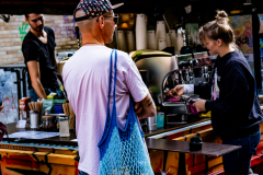 Mobiles Café. Lindener Markt Fotograf: Detlef Ziesemer-Mühle