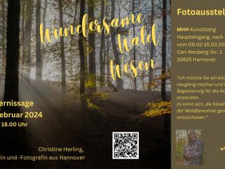 Foto-Ausstellung "Wundersame Waldwesen" von Chris Herling im MHH (Medizinische Hochschule Hannover) KunstGang